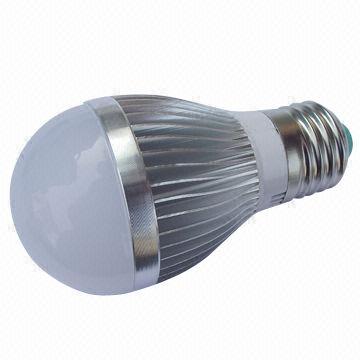 Solar LED Globe Bulb, B22 Base, Housing Made of Aluminum, Constant LED Driver