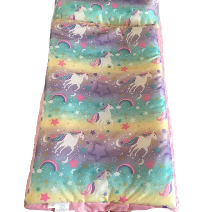 UNICORN Digital Printing Kids Slumber Bag with Pillow