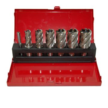 Cutting Tools HSS Magnetic Drill Set (6PCS cutter and a pin) (DNHX)