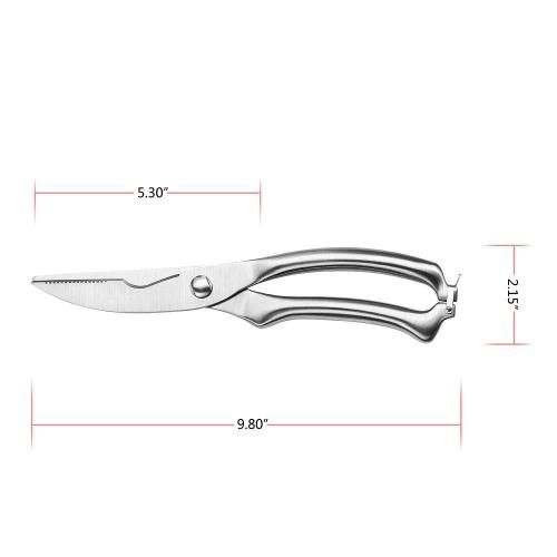 stainless steel kitchen scissors poultry scissors