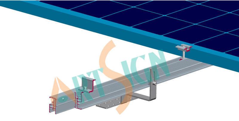 Solar PV Ground Mount on Flat Roof