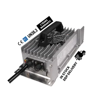 84V Adjustable LiFePO4 Lithium Battery Charger for 220 Volts