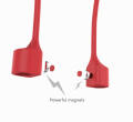 Accesorios para auriculares Anti-Drop Lanyard de Silicone Apple Silicone