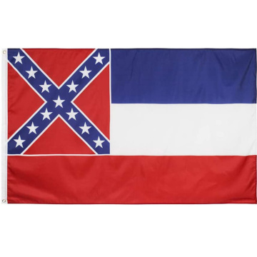 Partihandel Mississippi State Flag Polyester Banner