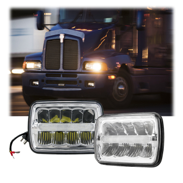 5x7 LED προβολέας 35W Υψηλή/Χαμηλή δέσμη για οχήματα εξόρυξης βαρέως τύπου και εκτός δρόμου