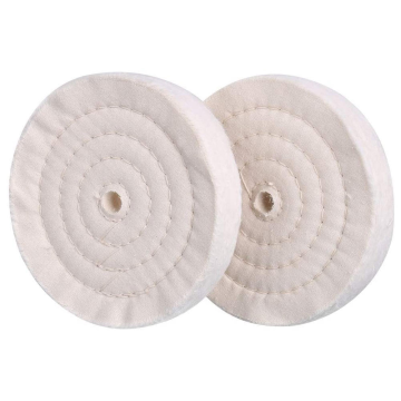 Factory Wholesale Cotton Cloth White Buffing Wheels and Pads for Wood and Metal Polishing