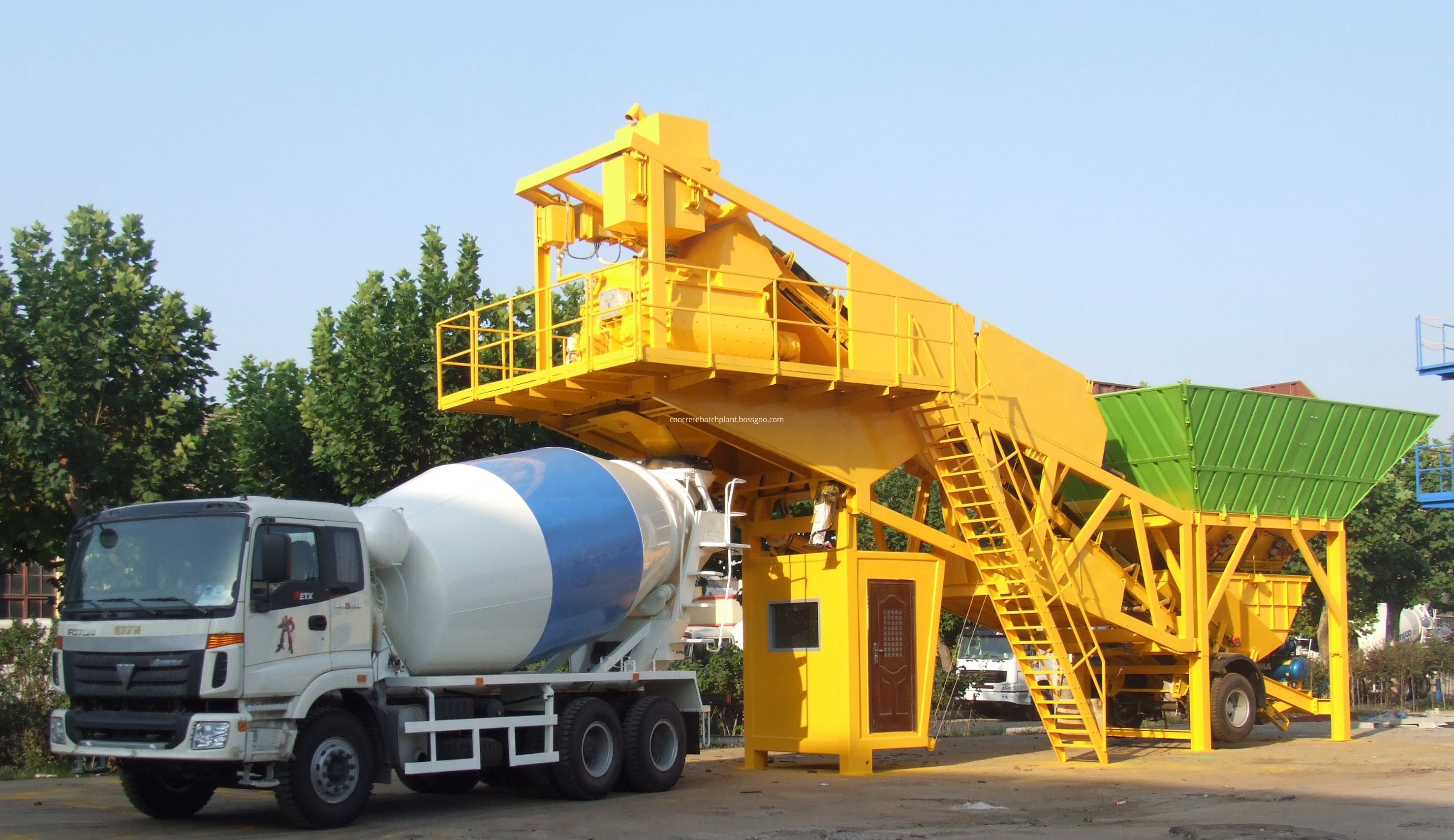 mobile concrete batching plant