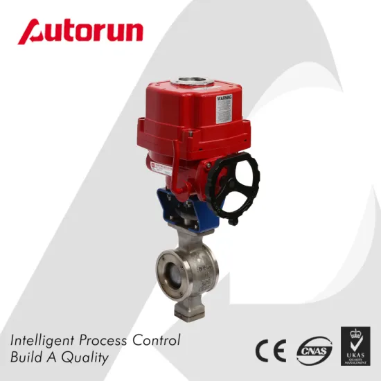 Motorized V Type Fixed Ball Valve