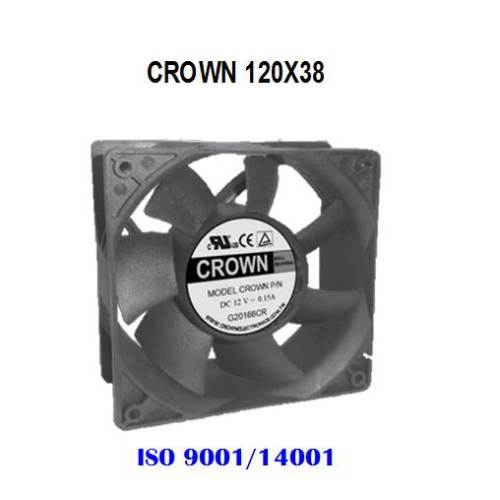 HOT SALE Crown 120x120x38 cooling DC FAN H8