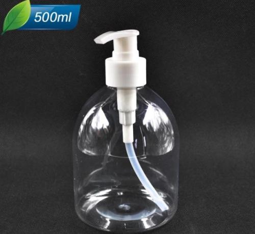 500ml Tom flaska för schampo Hand schampo flaska 500ml PET-flaska med Pump