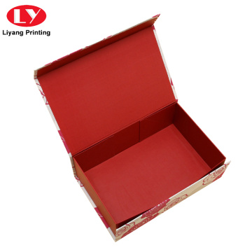 Handmade Cardboard Storage Magnetic Folding Box With Lid