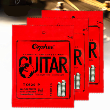 Guitar acoustic lõi hex và dây bass điện
