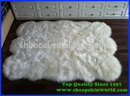 Faux fur home carpet deco
