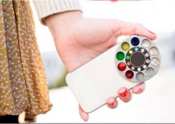 Lens White / Black Camera Hard Apple Iphone Protective Case Covers