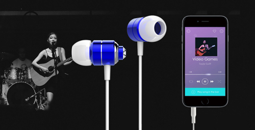 In-ear headphones with drive-by-wire