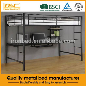 Hot selling fashion modern metal hostel bed cheap loft beds
