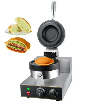 UFO Burger Panini Press: Electrical Sandwich Grill for Waffles and Burgers