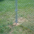 Temporary construction fence panels chain link fence