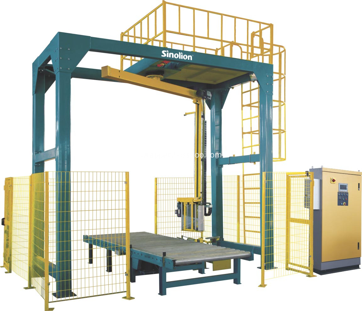 Machine d'emballage du bras rotatif rotary arm wrapping machine