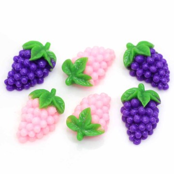Mini cabochon in resina a forma di uva fatti a mano Crfat Decor perline Charms Giocattolo fai da te Telefono Shell Ornamenti Slime