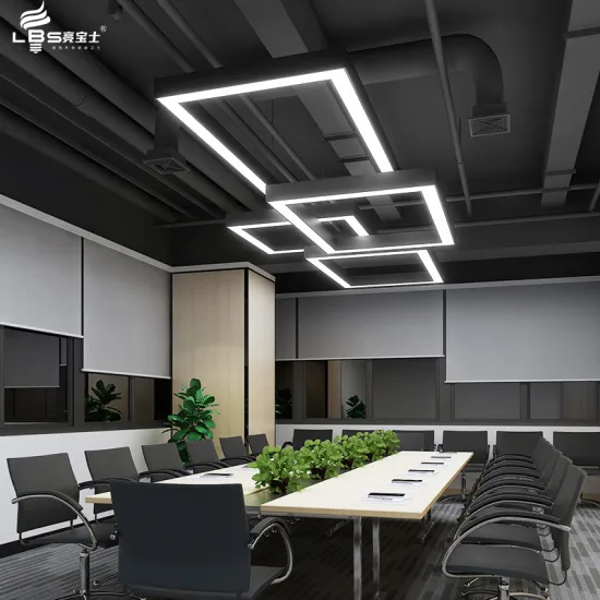 Customizable LED Pendant Light: Up and Down Circular Pattern Linear Design