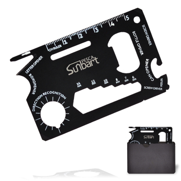Multifunctionele overlevingsportemonnee gereedschapskist-EDC multi-card pocket met schroefsnijder