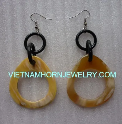 Organic Horn Earing,  Buffalo Horn Accessories