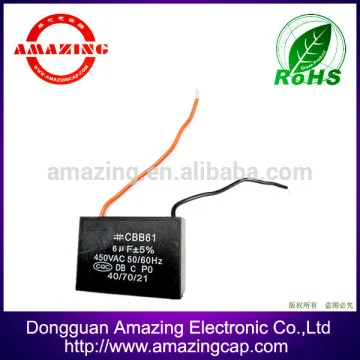 cbb61 250VAC 450VAC ceiling fans water pump air-condition refrigerator motor starting capacitor