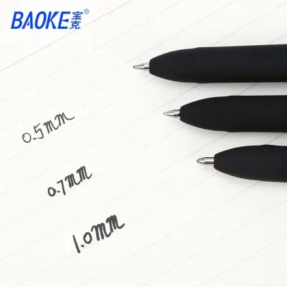 BAOKE Large Capacity Smooth Wear-resistant 0.7mm Ball Tip Office Neutral Pen