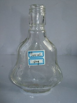 empty 100ml glass wine bottle