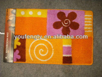 Table tufted bath mat