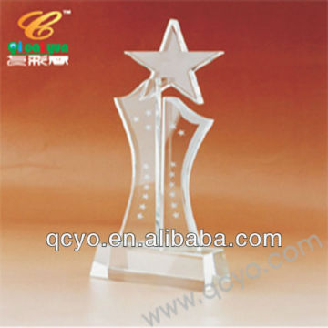 Star shape acrylic trophy box QCY-001