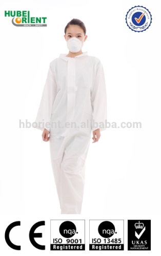 Safety pp waterproof disposable coverall