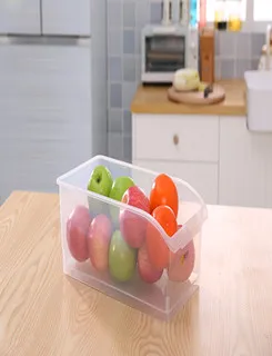 plastic refrigerator food storage box