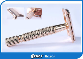 Double edge straight shaving cartridge fixed razor blades