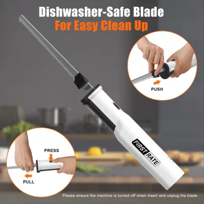 High Frequency Powered Knife - OEM ODM Stainless Steel 8V Rechargeable Electric Meat Cutting Knife