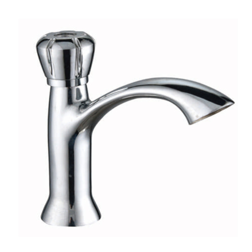 Zinc alloy one way bathroom faucet tap