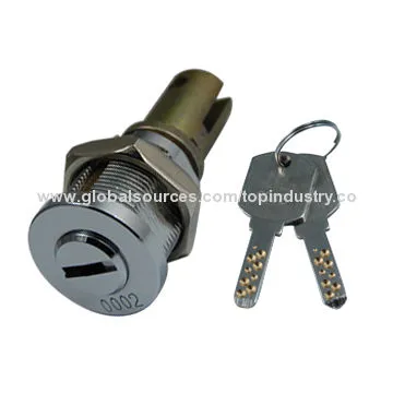 Dimple Key Vending Machine Lock, Insert, Spindle Nut with Slot