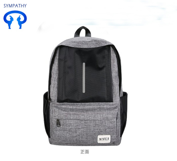 New waterproof nylon backpack with USB charging