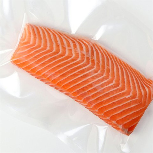 Bolsa de plástico al vacío para alimentos con sellado térmico para pescado