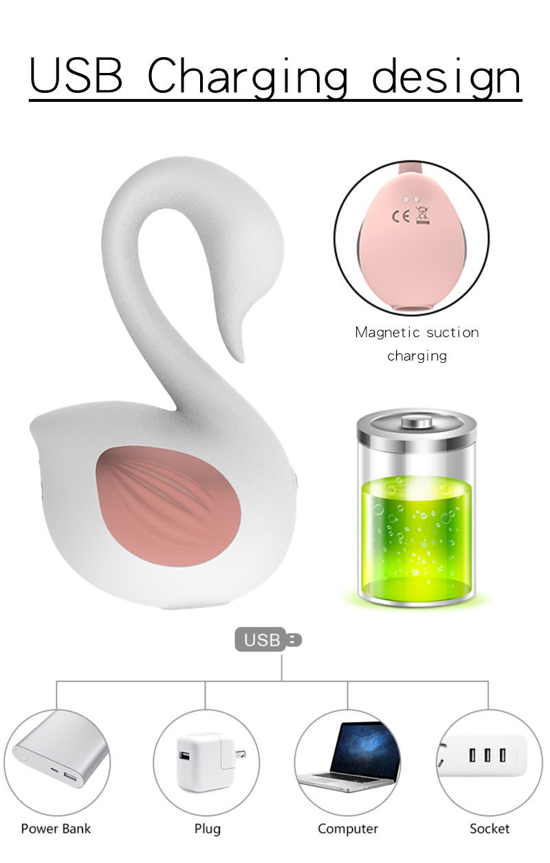 Small Swan Style Vibrator for Women