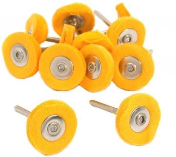 Vibratite Yellow Buffing Wheel Brush for Dremel Rotary Tools