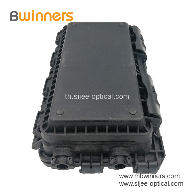 Ftth 2 ใน 2 ออก Splice ปิดประกบกันใยแก้วนำแสงไฟเบอร์ออก