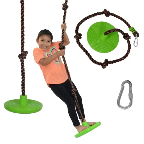 Safe and Practical Autism-Friendly Exercise Tools: The Autistic Kinggarden Convertible Rope Tree Swing for Toddlers