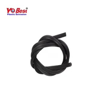 Jalur meterai getah silikon PVC tersuai - OEM &amp; ODM Black Extrusion Moulding &amp; Cutting