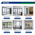 Aluminum Thermal Break Sliding Windows Double Glazing for Soundproof