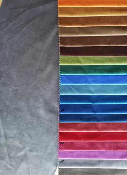 Plain Velvet Fabrics for Sofa Upholstery Dyed Yarn