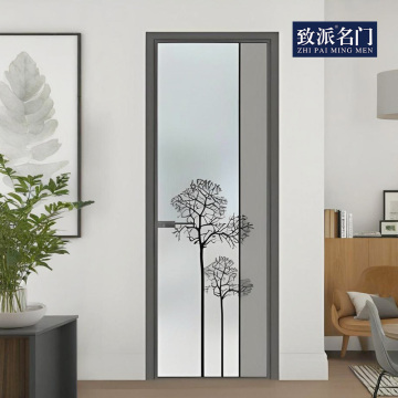 Porta battente minimalista per interni moderni