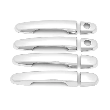OEM Car ABS Stainless Steel Exterior Trim Parts - Toyota Yaris Carbon Fiber Chrome Door Handle Cover