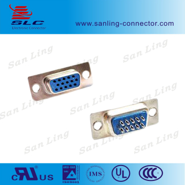 Female solder type 15*26*44*62 Pin 3 row d-sub connector